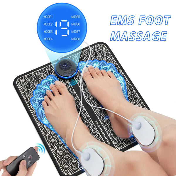 Almofada de Massagem Elétrica EMS para Pés